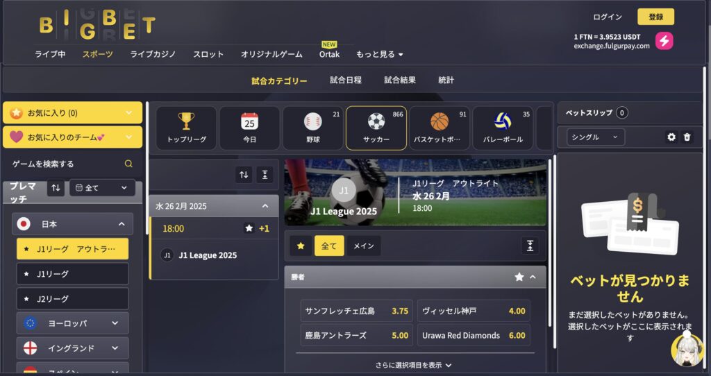 ビッグベットカジノ公式サイト