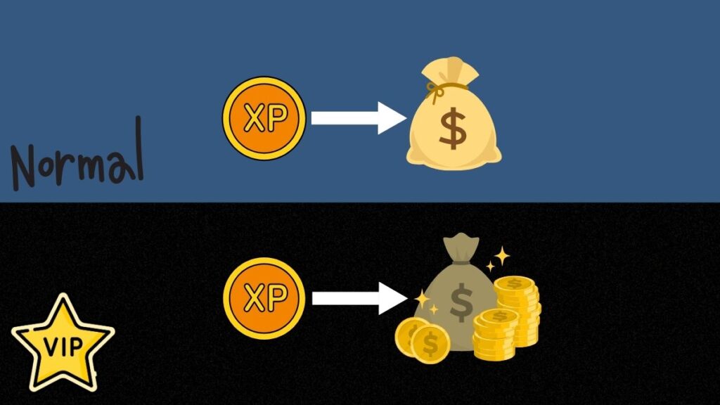 XP交換レートがアップ