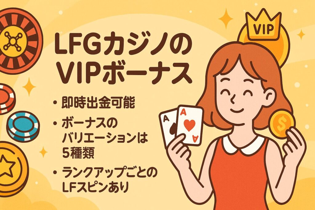 LFGカジノのVIP特典まとめ
