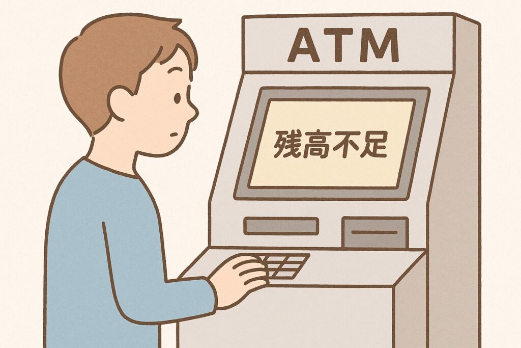 残高不足