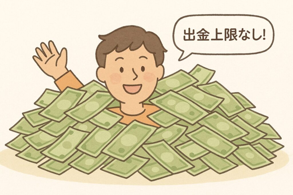出金上限ナシ