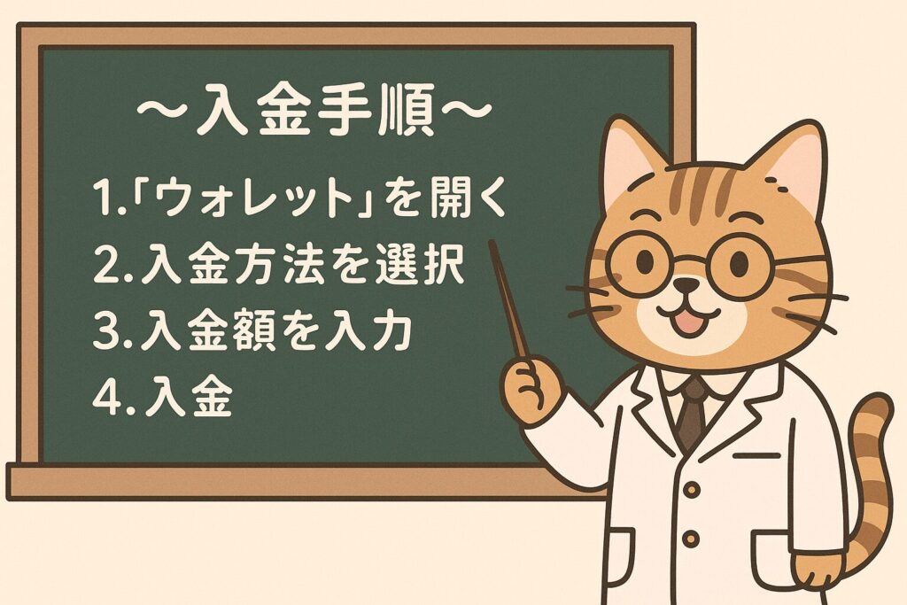 入金手順