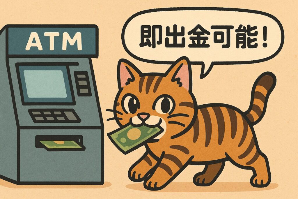 即出金可能
