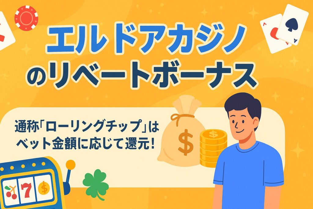「ローリングチップ」 はベット金額に応じて還元!