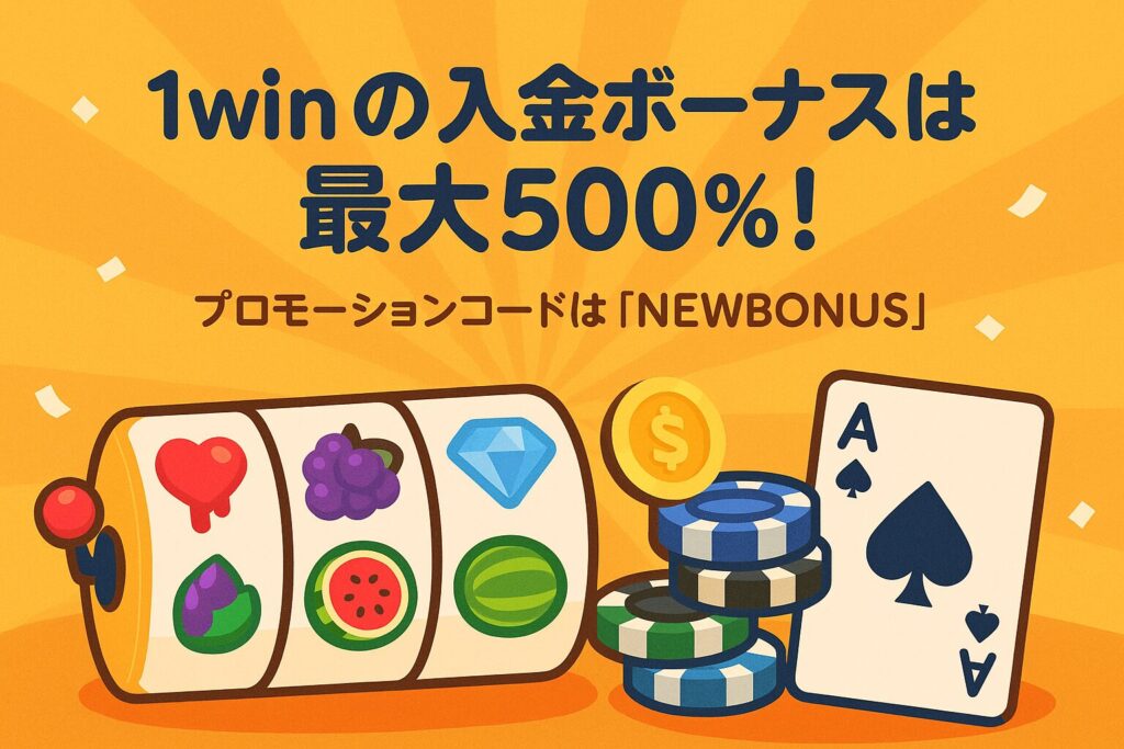 1winプロモーションコードで500%入金ボーナスをゲットしよう!