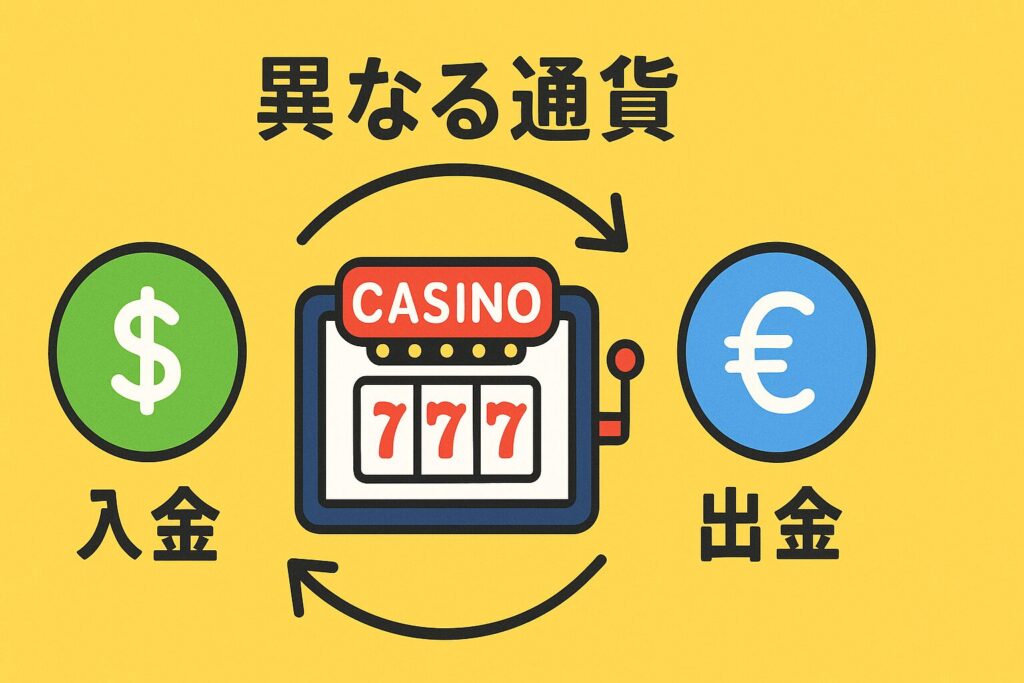 入出金の通貨
