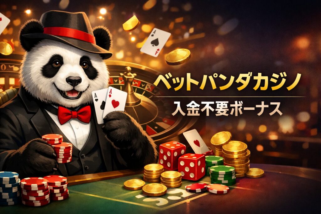 ベットパンダカジノ(Betpanda.io)入金不要ボーナスなしでも最強な理由5選【2026年】