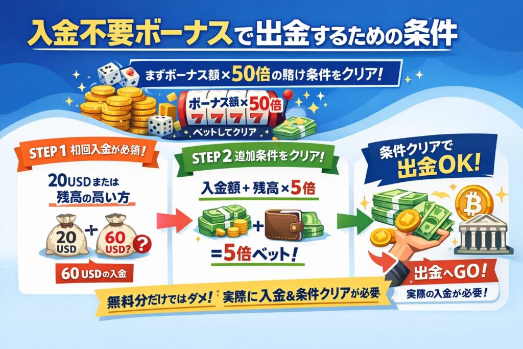 入金不要ボーナス解説