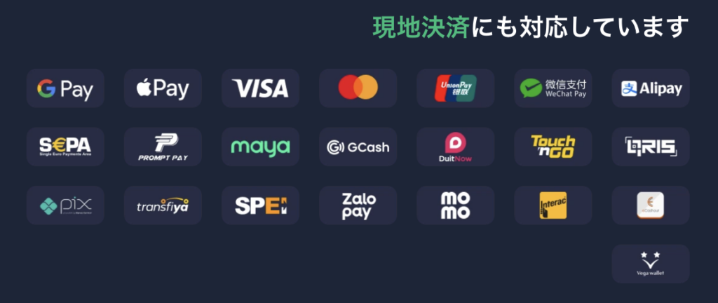 現地決済